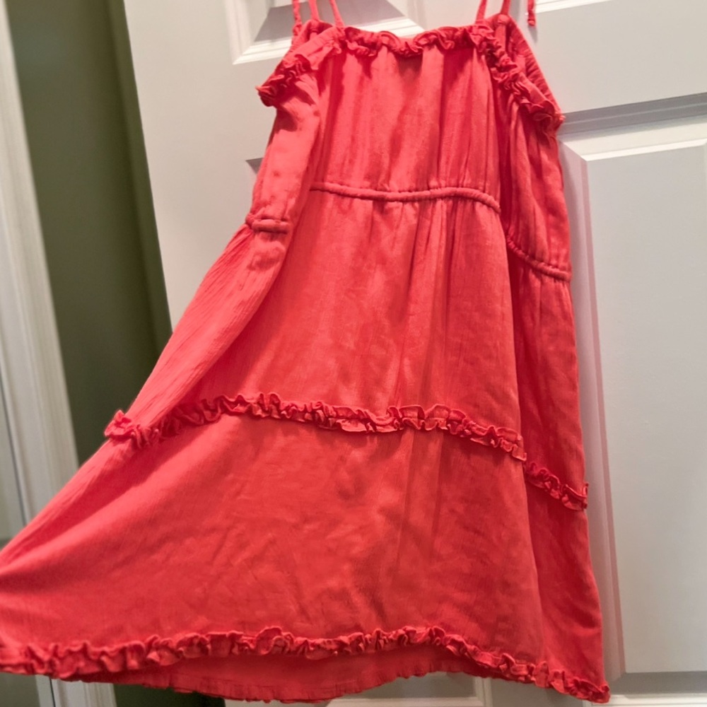 BCBG Coral Keyhole ruffled Dress - Picture 7 of 16